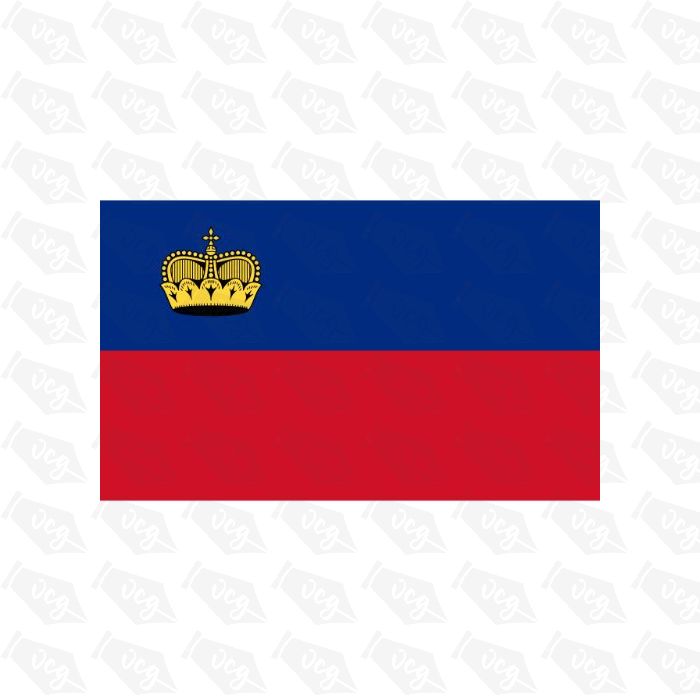 Liechtenstein Flag Sticker