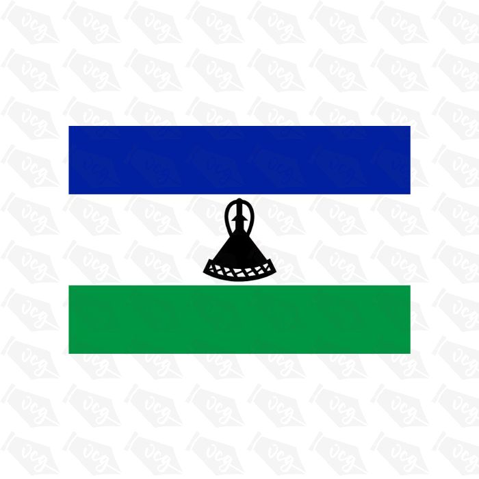 Lesotho Flag Sticker