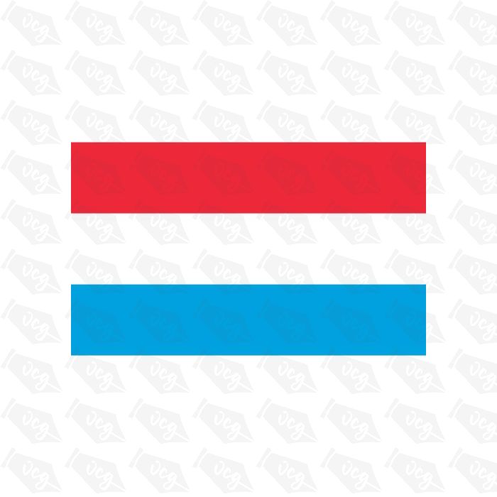 Luxemborg Flag Sticker