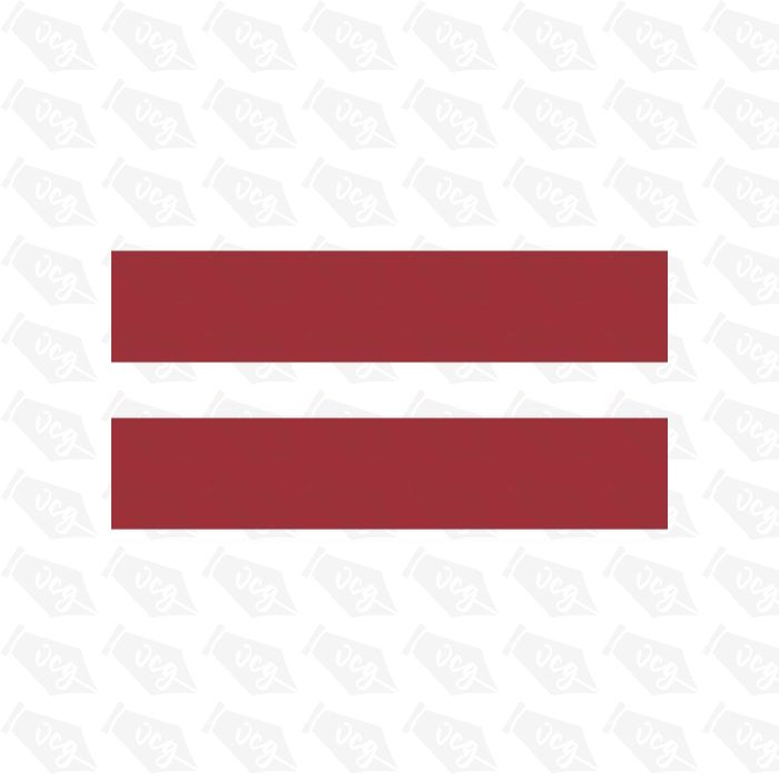 Latvia Flag Sticker