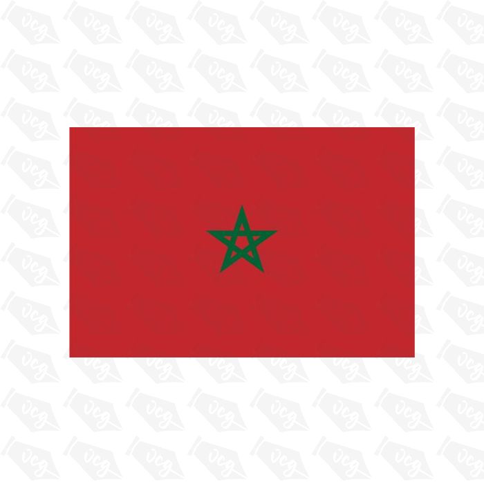 Morocco Flag Sticker