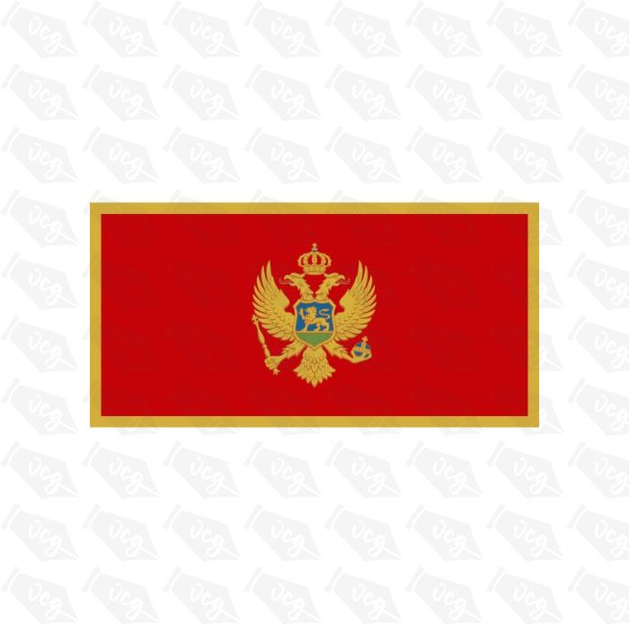 Monenegro Flag Sticker