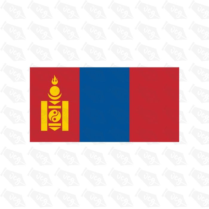 Mongolia Flag Sticker