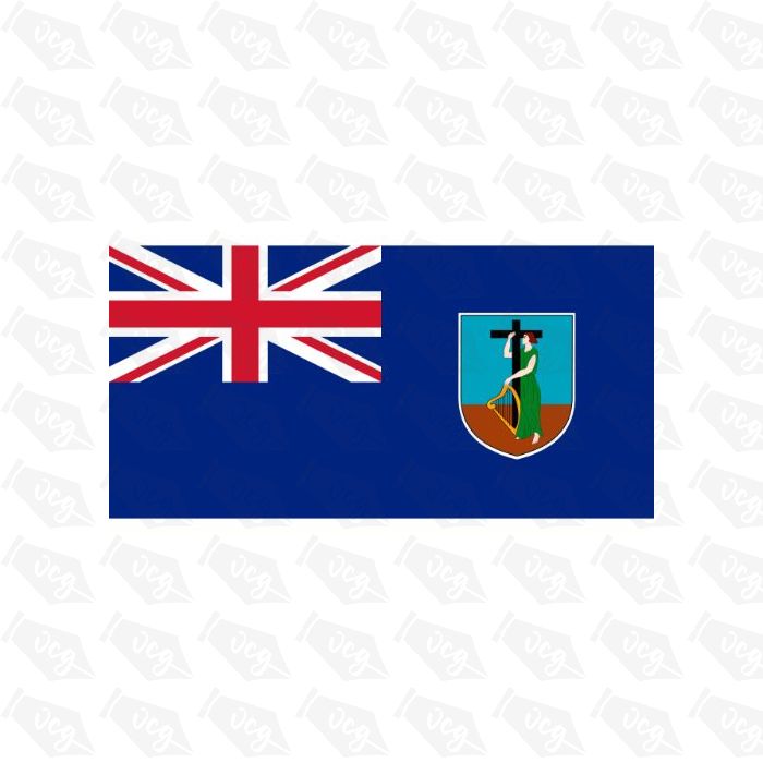 Monserrat Flag Sticker