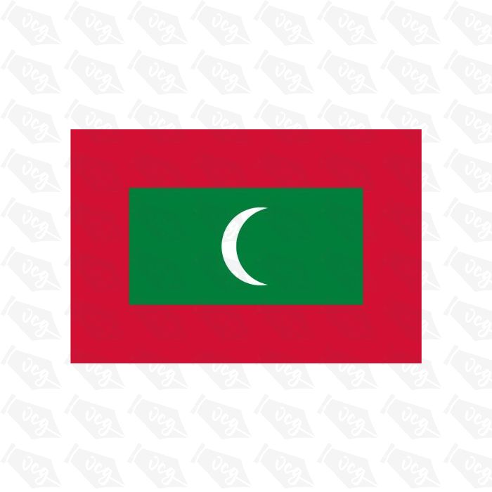 Maldives Flag Sticker