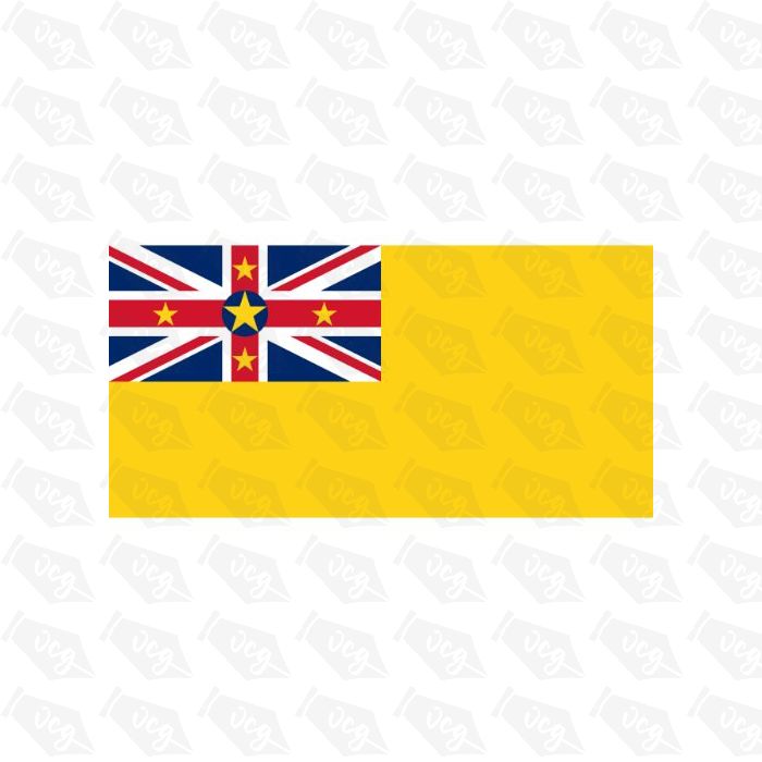 Niue Flag Sticker