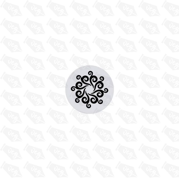 Port Hole Etch Design Self Adhesive Sticker 7