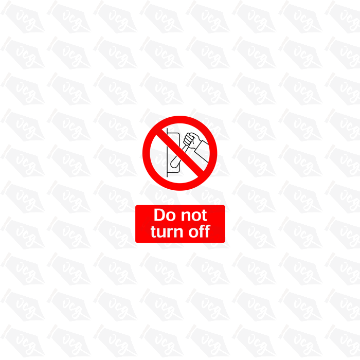 Do not turn off