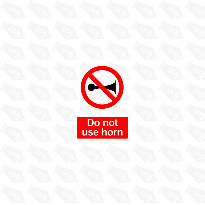 Do Not Use Horn