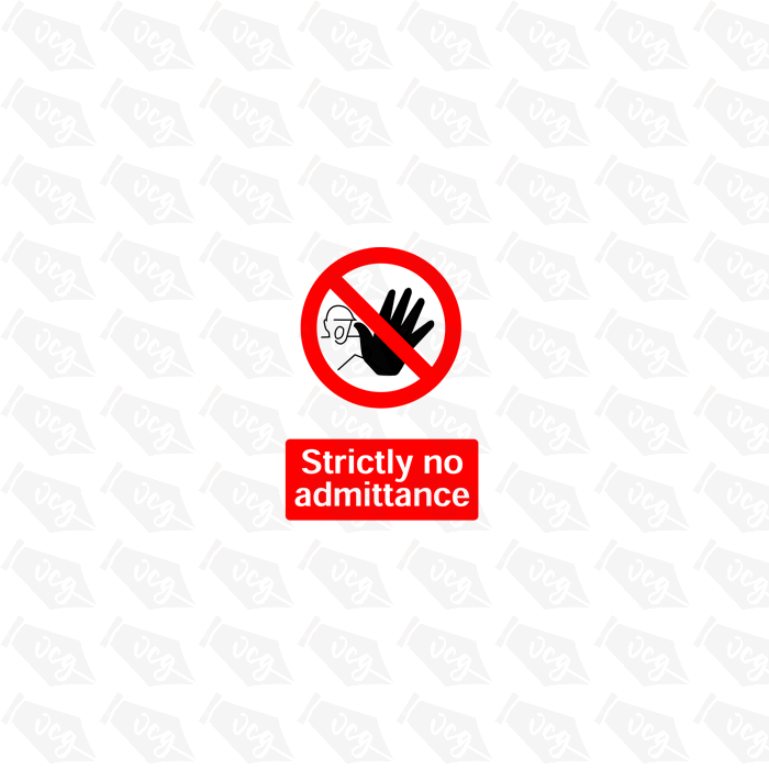 No Admittance