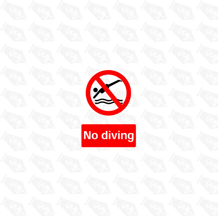 No Diving