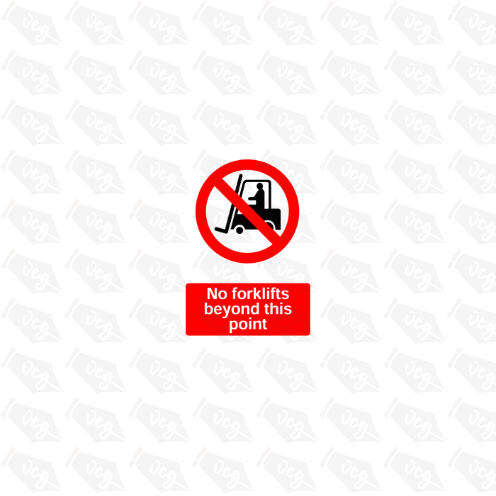No Forklifts