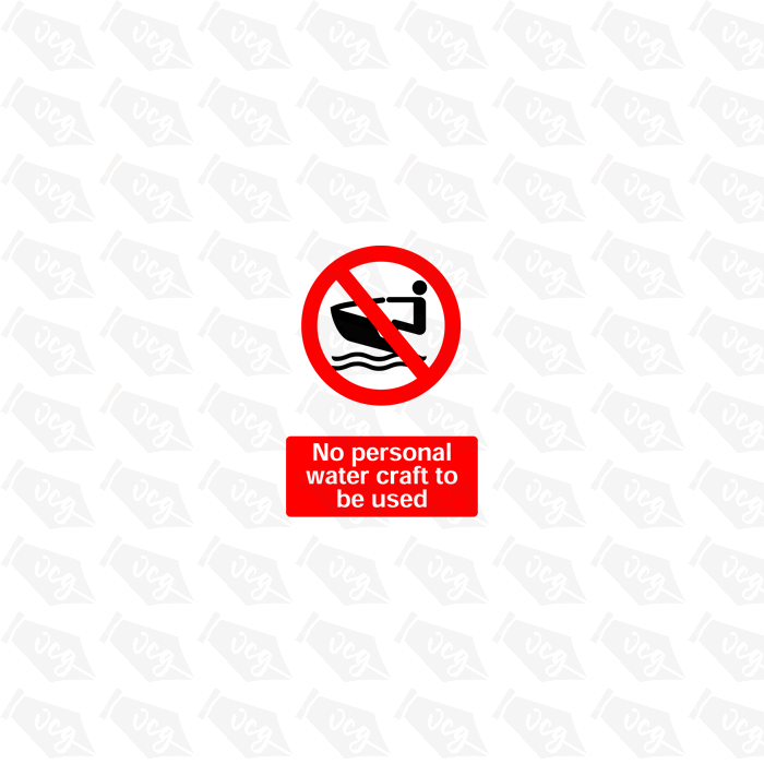 No Personal Watercraft