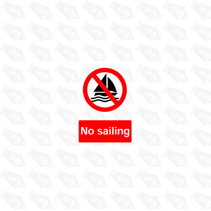 No Sailing