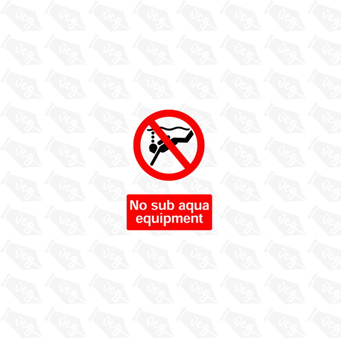 No Sub Aqua Equipment