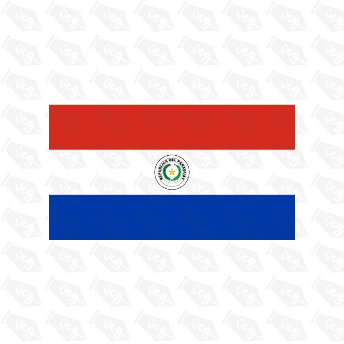 Paraguay Flag Sticker