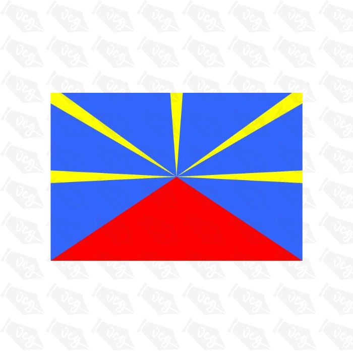 Reunion Flag Sticker