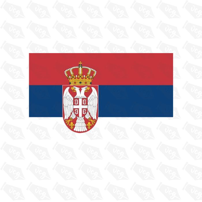 Serbia Flag Sticker