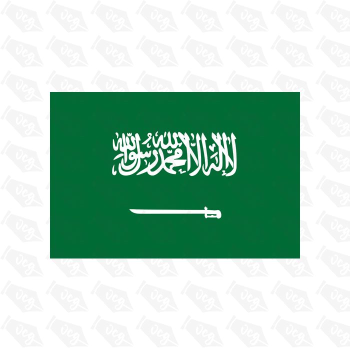 Saudi Arabia flag sticker 