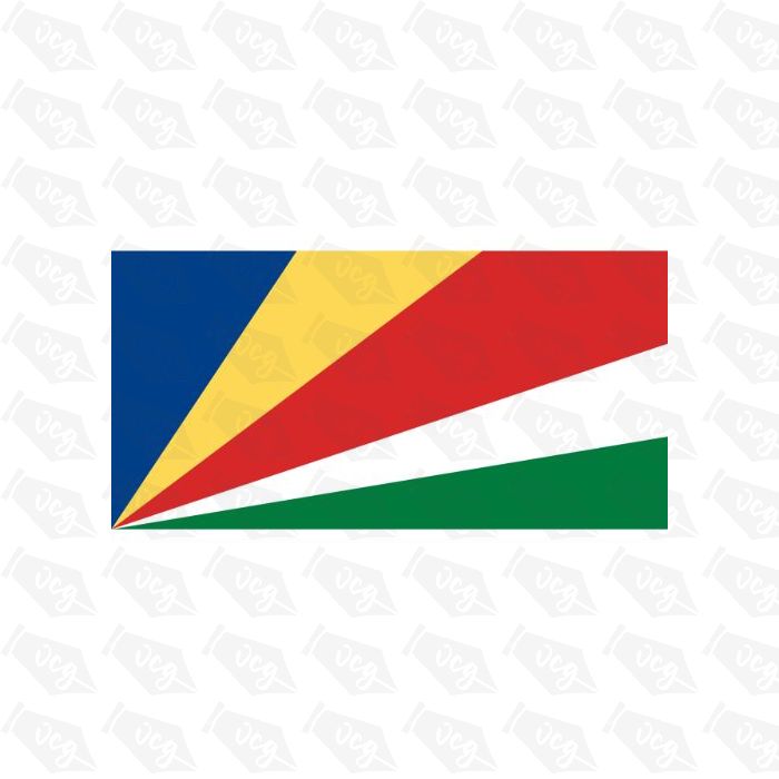 Seychelles Flag Sticker