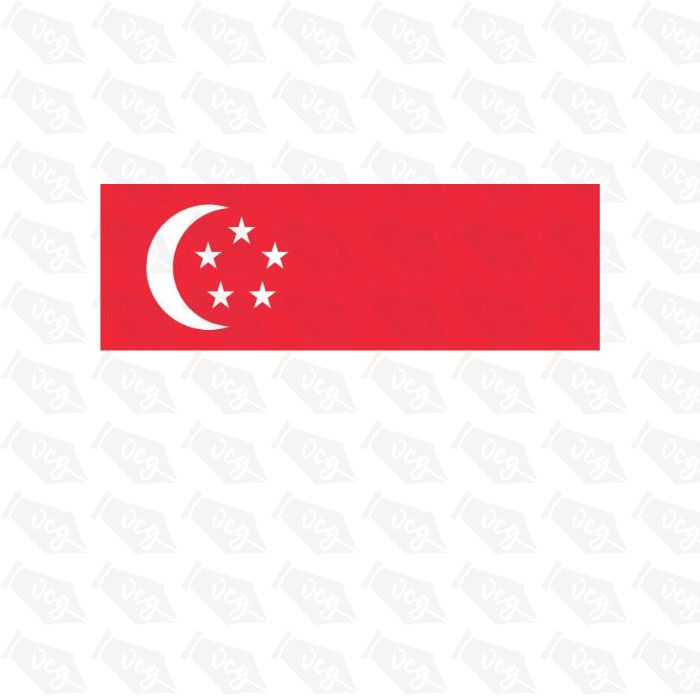 Singapore Flag Sticker