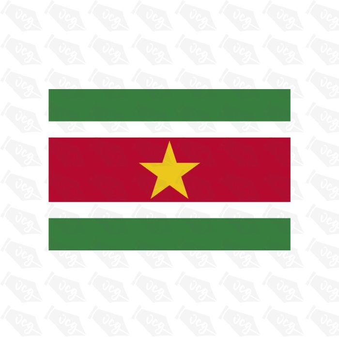 Suriname Flag Sticker