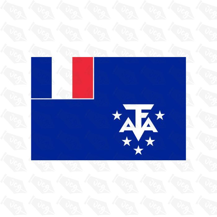 French Southern and Antarctic Lands Flag Sticker
