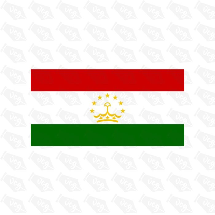 Tajikistan Flag Sticker
