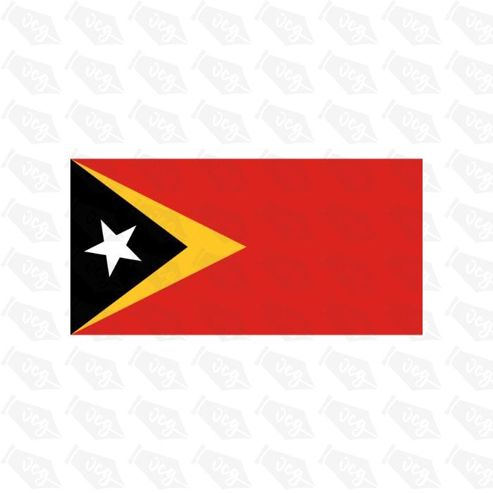 Timor Leste Flag Sticker