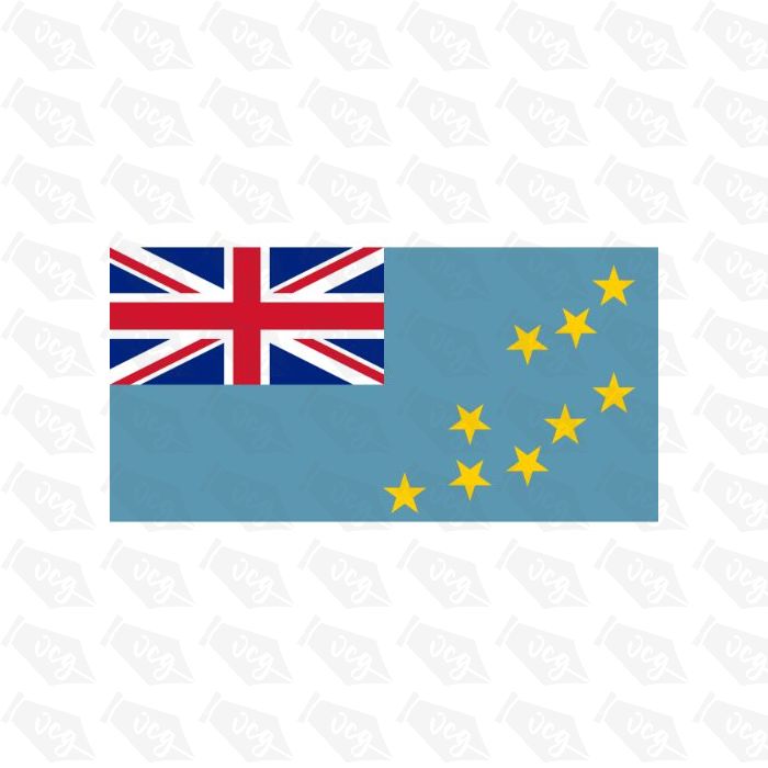Tuvalu Flag Sticker