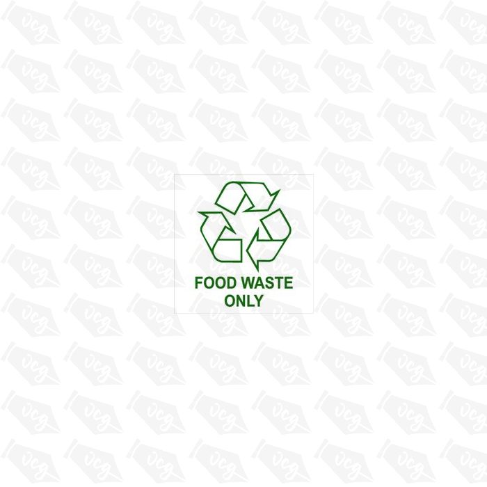 Food Wate Only Graphics Sticker