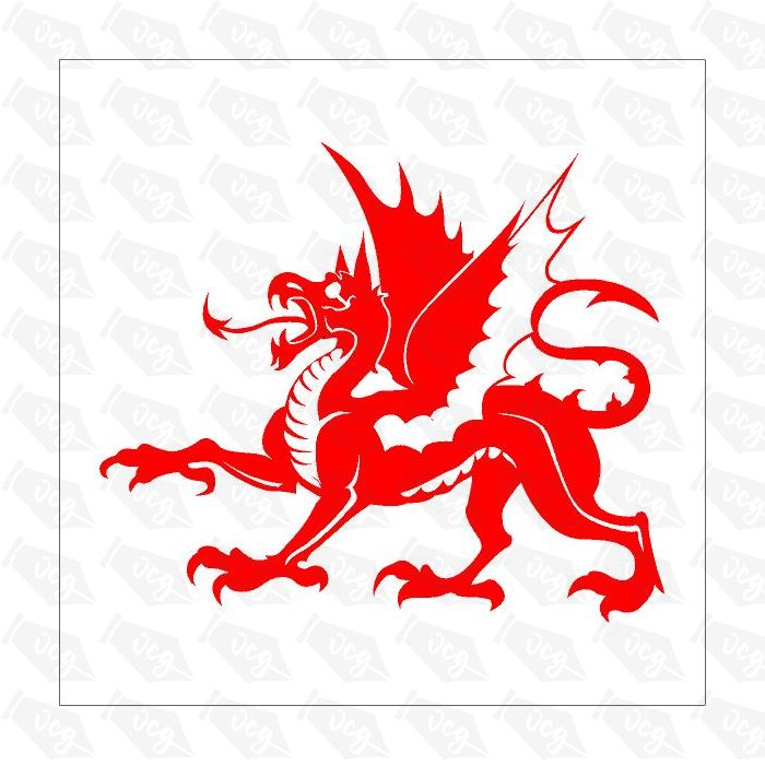 Welsh Dragon Sticker