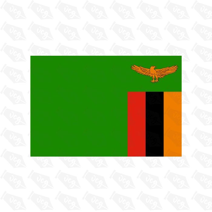Zambia Flag Sticker