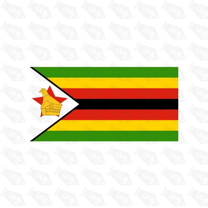 Zimbabwe Flag Sticker